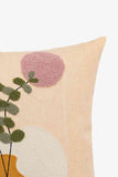 Embroidered Square Decorative Throw Pillow Case