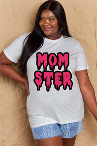 Simply Love Full Size MOM STER Graphic Cotton T-Shirt