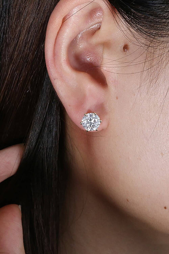 1 Carat Lab-Grown Diamond Stud Earrings
