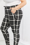 Leggings Depot Stay In Full Size Printed Joggers